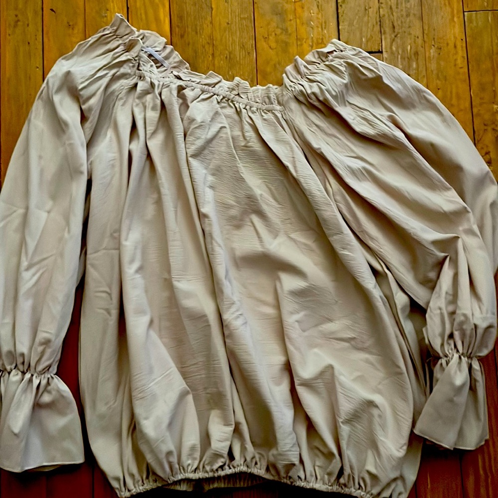 Cream blouse